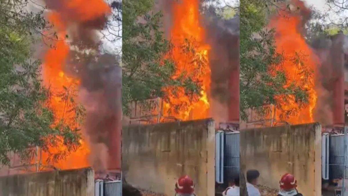 दिल्ली के प्रसार भारती सचिवालय के ट्रांसफार्मर में लगी भीषण आग, काबू पाने की कोशिश जारी