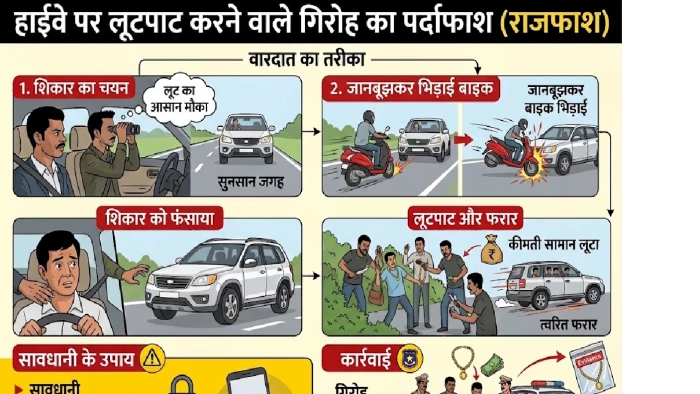 राजनांदगांव: पहले भिड़ाई बाइक, फिर अड़ाया चाकू, उसके बाद फोन छीना पैसा ट्रांसफर कराया, तीन घंटे में पुलिस ने दबोचा