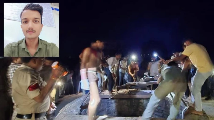 दमोह में पेट्रोल पंप मैनेजर का शव कुएं में मिला, मोबाइल और पत्र मिला, स्वजन बोले- हत्या हुई