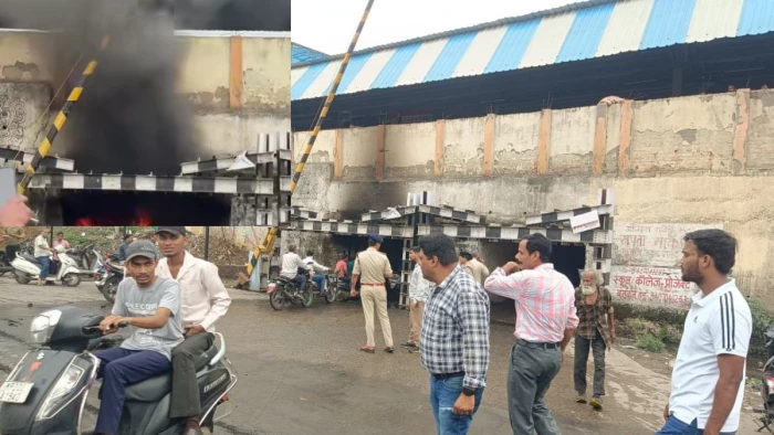 जबलपुर में मदन महल स्टेशन बिज के नीचे कार बनी आग का गोला, दमकल टीम को करनी पड़ी मशक्कत, देखें फोटो