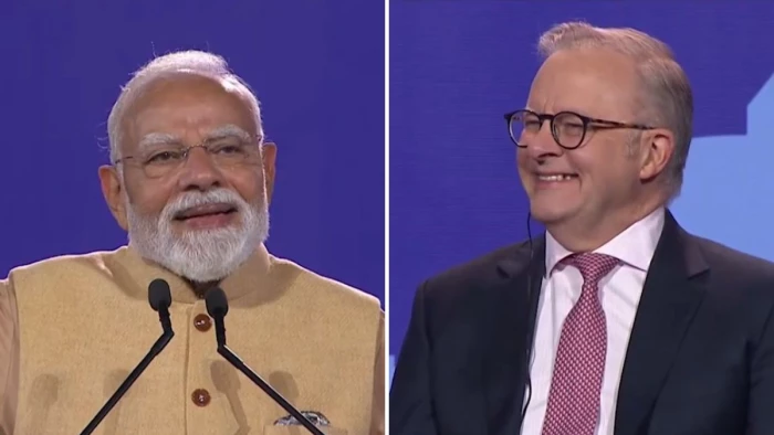 'अरे चायवाला...' मेलबर्न में PM मोदी के ये बोलते ही तालियों से गूंज उठा स्टेडियम, ऑस्ट्रेलियाई पीएम अल्बनीज भी हंस पड़े, Video Viral