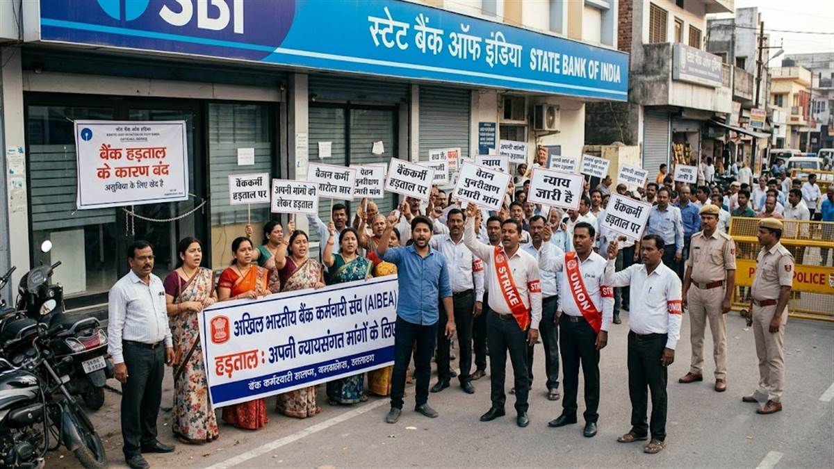11 सितंबर को राष्ट्रव्यापी बैंक हड़ताल, मांगों को लेकर इंदौर में भी कर्मचारी नहीं करेंगे काम