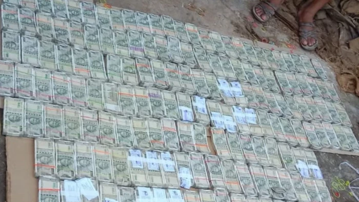 खैर लकड़ी के अवैध कारोबार पर शिकंजा, आरोपी के घर से 81 लाख नकद जब्त