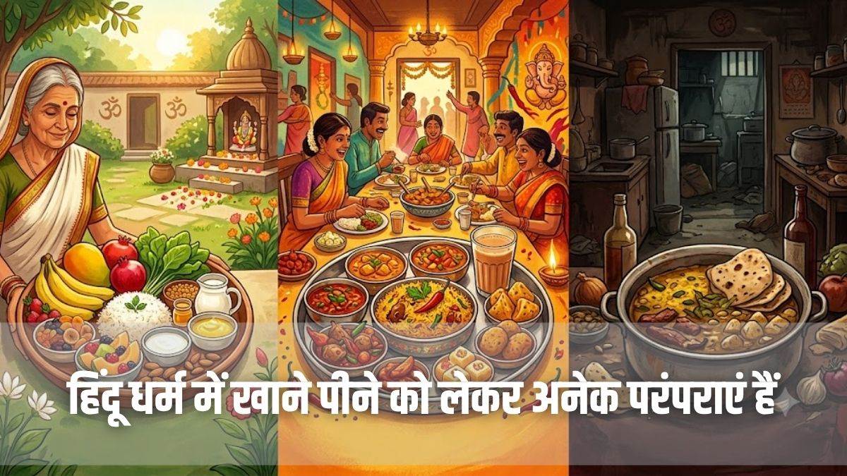 सिर्फ शाकाहार तक तक सीमित नहीं है हिंदू धर्म, गीता के 3 नियमों से समझें सात्विक, राजसिक और तामसिक आहार का फर्क
