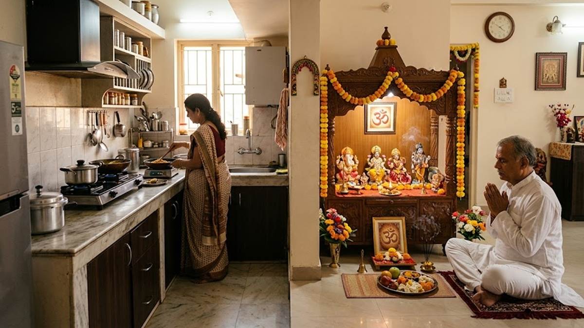पूर्व दिशा की ओर मुंह करके बनाएं भोजन, उत्तर-पूर्व में ही स्थापित करें पूजा घर