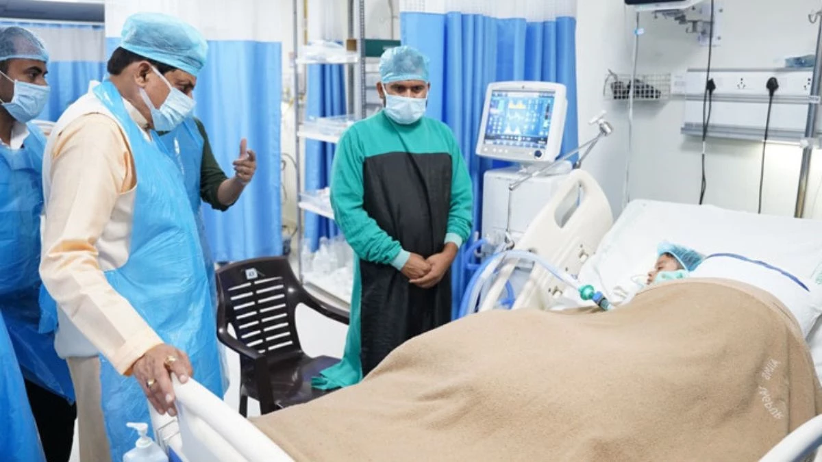 सीएम मोहन यादव ने नागपुर में AIIMS और जीएमसी जाकर बच्चों का जाना हाल, दिलाया सबसे अच्छे इलाज का भरोसा