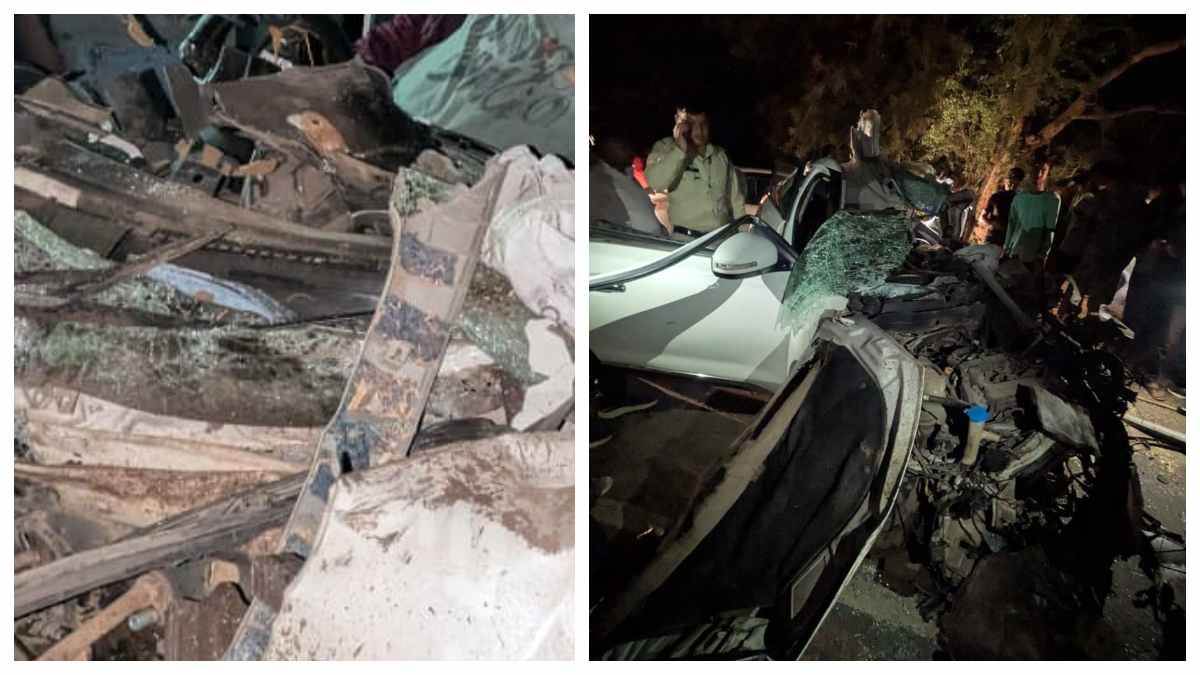 रायपुर में कार-ट्रैक्टर टक्कर, पुलिसकर्मी समेत दो की मौत