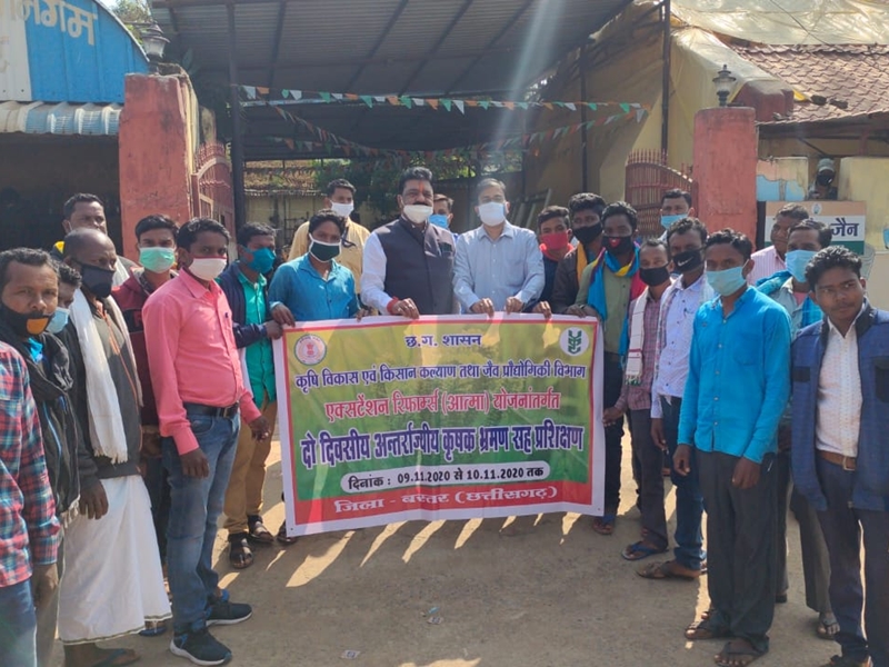 Jagdalpur News कोदो, कुटकी, रागी की खेती के प्रशिक्षण के लिए बस्तर के