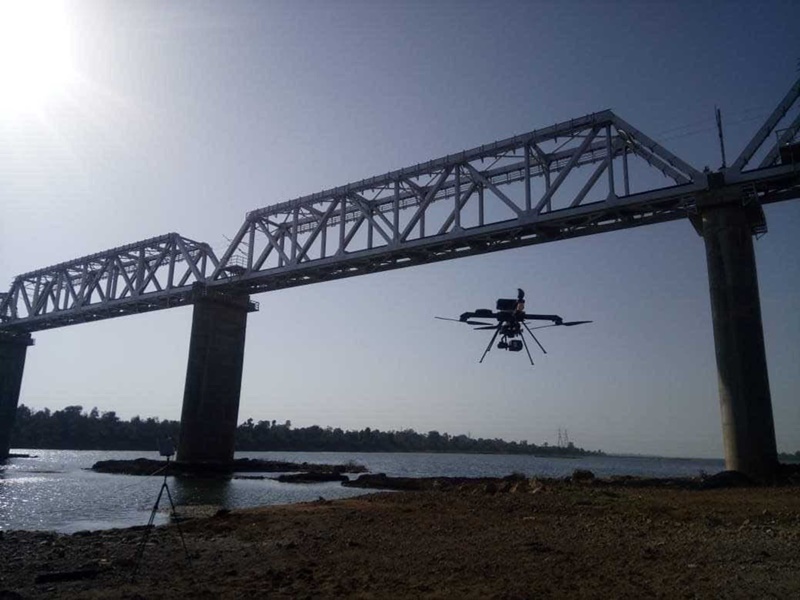 जबलपुर में रेलवे ब्रिज और ट्रैक पर हर हलचल की ड्रोन से हो रही निगरानी