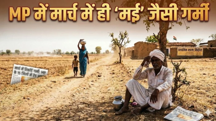 MP Weather Update: एमपी गर्मी का रेड अलर्ट, 39 डिग्री के साथ धार सबसे गर्म, सामान्य से 5 डिग्री तक बढ़ा तापमान