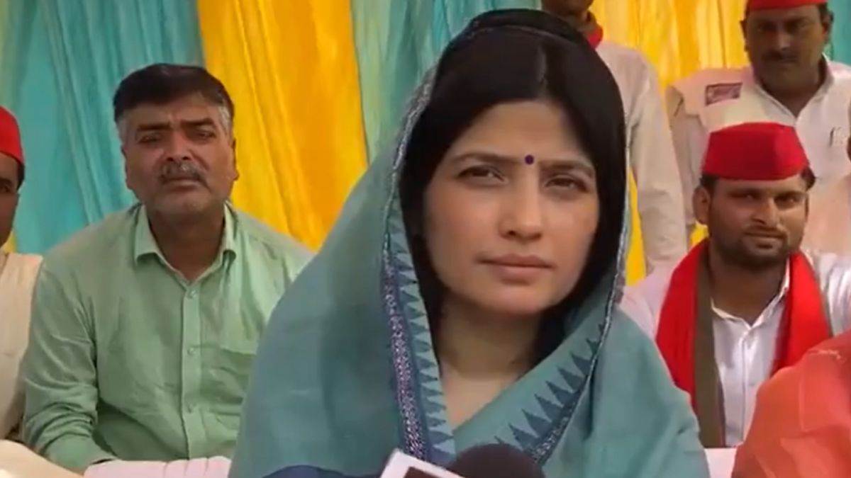 मैनपुरी से डिंपल यादव को जीत की पूरी उम्मीद, बोलीं- अच्छा है BJP ने अपने मंत्री को उतारा