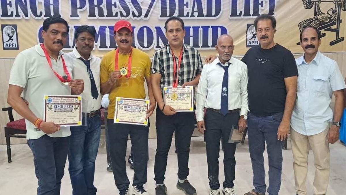 बैंच प्रेस में जबलपुर के अतुल, आशीष, अमित तो निशानेबाजी स्पर्धा में कुशाग्र सिंह ने स्वर्ण जीता