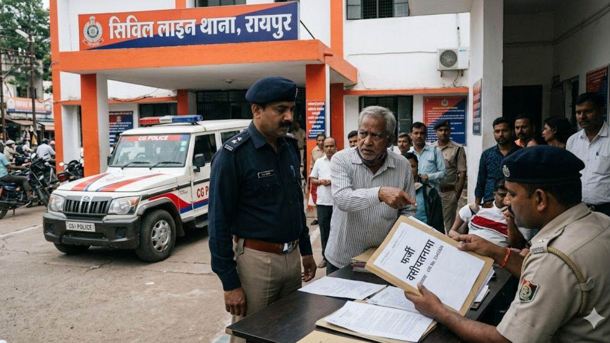 रायपुर में फर्जी वसीयत बनाकर करोड़ों की जमीन हड़पी, कोर्ट के आदेश पर तीन पर FIR