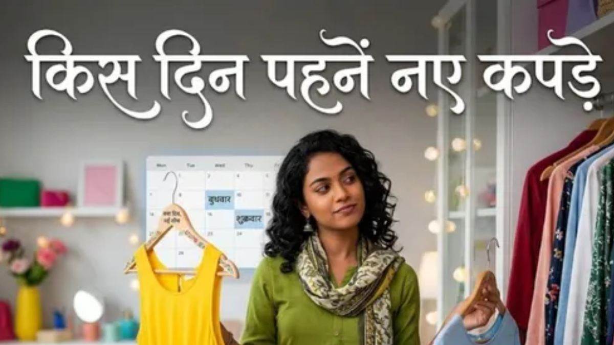 कपड़े और किस्मत का कनेक्शन, हफ्ते के इस खास दिन पहनें नए वस्त्र, दूर होगी दरिद्रता और चमकेगा भाग्य कपड़े और किस्मत का कनेक्शन, हफ्ते के इस खास दिन पहनें नए वस्त्र, दूर होगी दरिद्रता और चमकेगा भाग्य