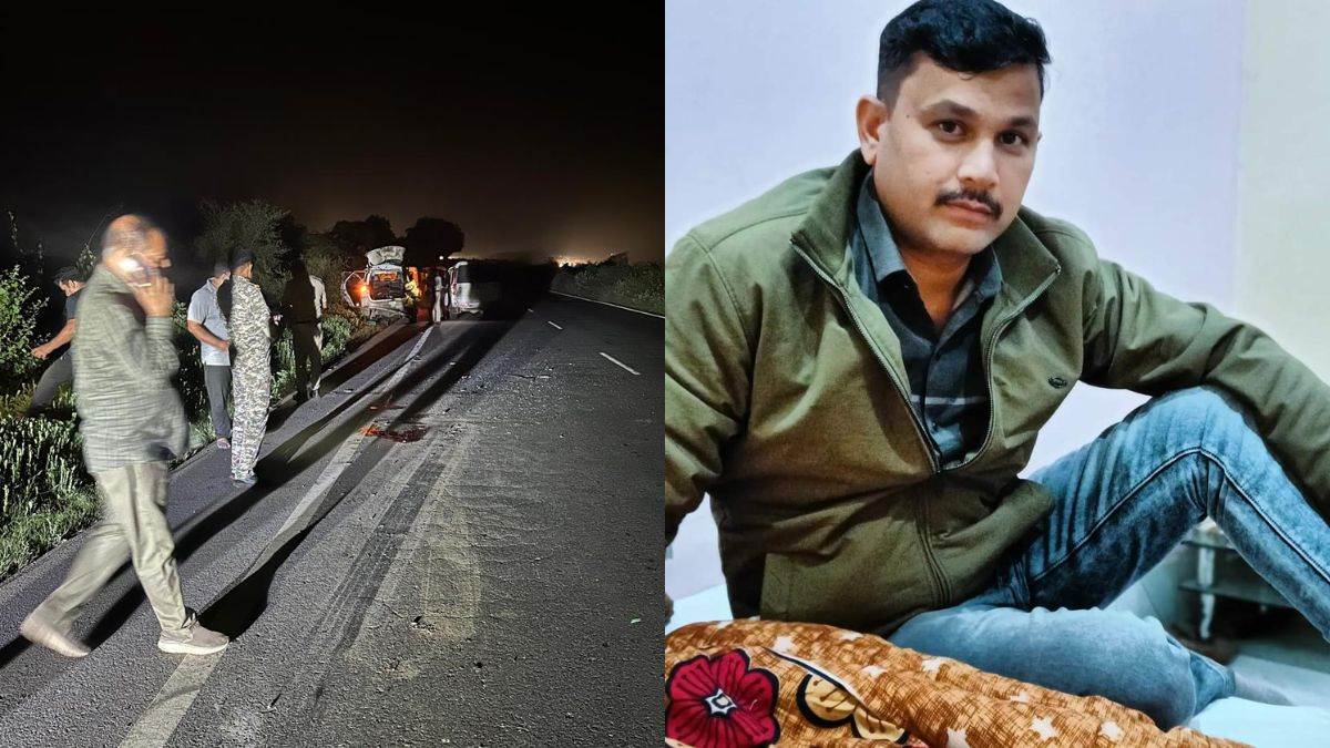 ग्वालियर-शिवपुरी हाईवे पर एएसपी की गाड़ी को कंटेनर ने मारी टक्कर, ड्राइवर की मौत, परिवार घायल ग्वालियर-शिवपुरी हाईवे पर एएसपी की गाड़ी को कंटेनर ने मारी टक्कर, ड्राइवर की मौत, परिवार घायल