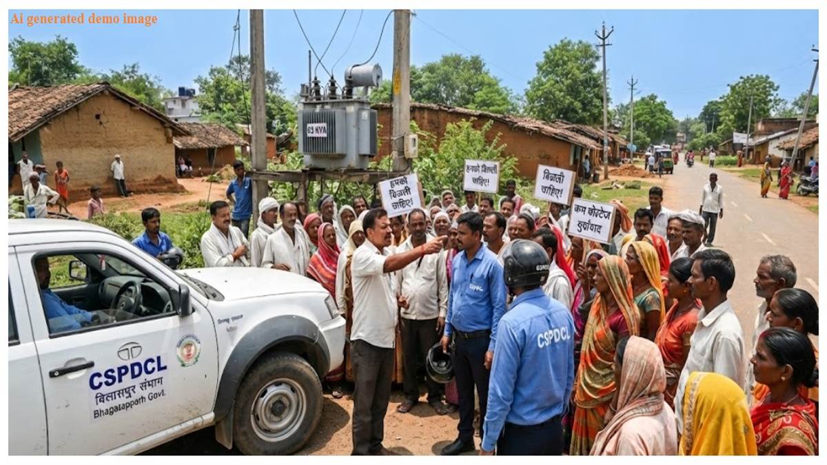 बिजली व्यवस्था दुरुस्त नहीं हुई तो नहीं जाने देंगे, बिलासपुर के बन्नाकडीह में कर्मचारियों को ग्रामीणों ने मौके पर घेरा