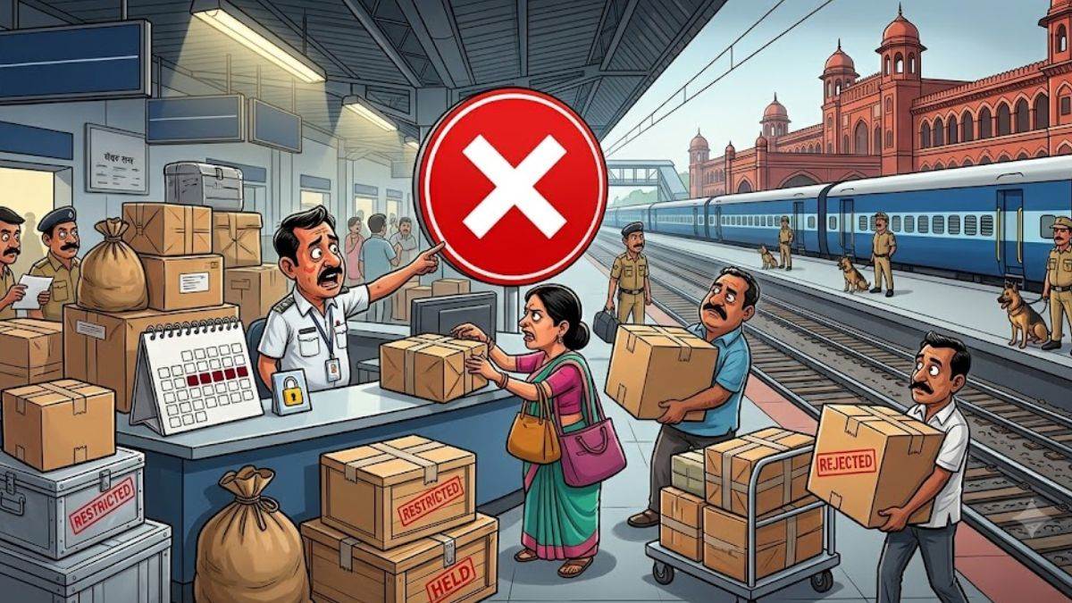 दिल्ली के 5 स्टेशनों पर 12 से 15 अगस्त तक पार्सल बंद, भोपाल से बुकिंग पर भी पड़ेगा असर