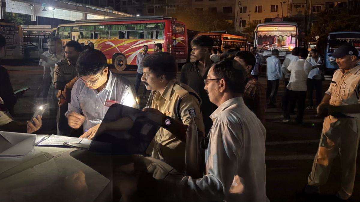 भोपाल में ISBT पर RTO का बड़ा एक्शन: 18 बसें जांचीं, 2 जब्त और 2 की फिटनेस निरस्त; 75 हजार वसूला जुर्माना