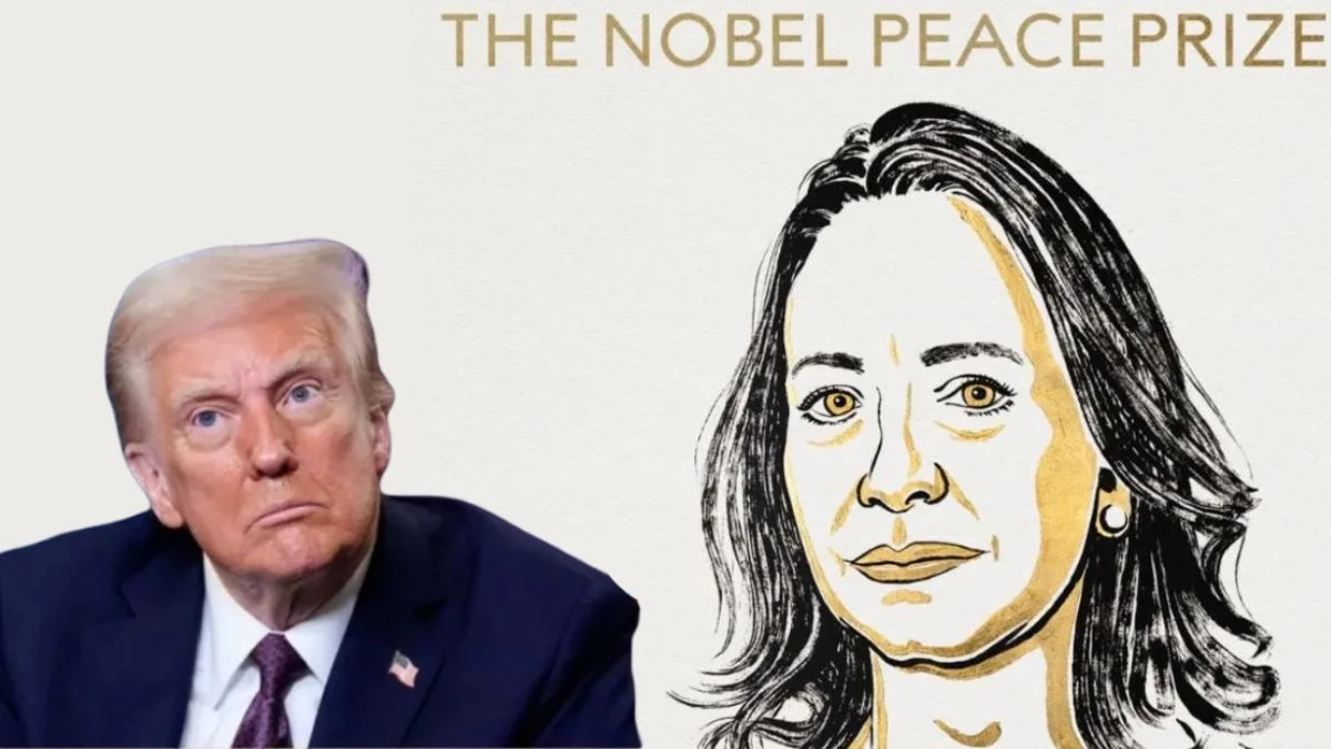 Nobel Peace Prize 2025: अमेरिकी राष्ट्रपति Donald Trump का सपना हुआ चकनाचूर, इस महिला को मिला नोबेल पुरस्कार