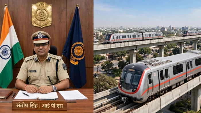 दिल्ली हाई अलर्ट के बीच CG कैडर के IPS संतोष सिंह संभाल रहे मेट्रो सुरक्षा की कमान, छत्तीसगढ़ के 11 जिलों में कंट्रोल किया क्राइम