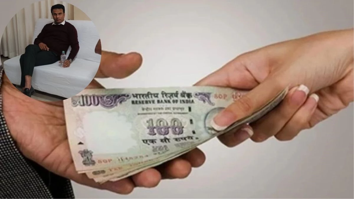 देवास में 5 हजार की रिश्वत लेते अधिकारी गिरफ्तार, पकड़े जाने पर भगाई कार, लोकायुक्त टीम ने धर दबोचा