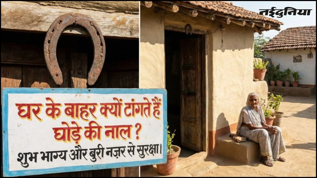घोड़े की नाल: महज सजावट नहीं, घर का सुरक्षा कवच है यह! बुरी नजर और नकारात्मक ऊर्जा दूर करने का अचूक उपाय