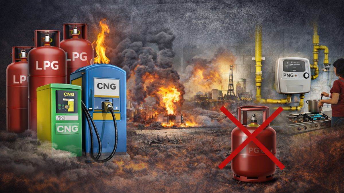पश्चिम एशिया संकट के बीच गैस आपूर्ति का नया प्रबंधन, घरेलू एलपीजी और सीएनजी को मिली सर्वोच्च प्राथमिकता