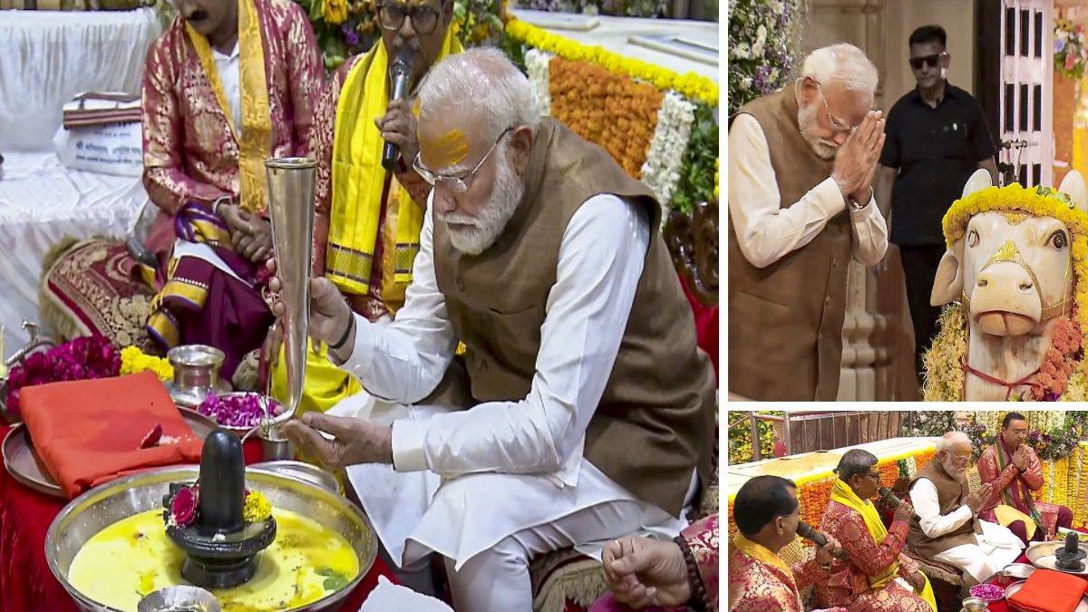 सोमनाथ अमृत महोत्सव में शामिल हुए पीएम मोदी, 11 तीर्थों के पवित्र जल से किया कुंभाभिषेक