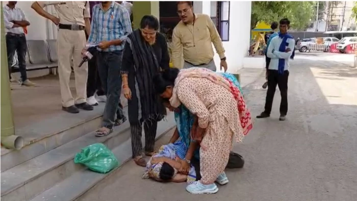 चाकू लेकर SSP ऑफिस पहुंची दुष्कर्म पीड़िता, बोली- 'आरोपी कर रहा दूसरी शादी, मुझे बर्बाद कर दिया'