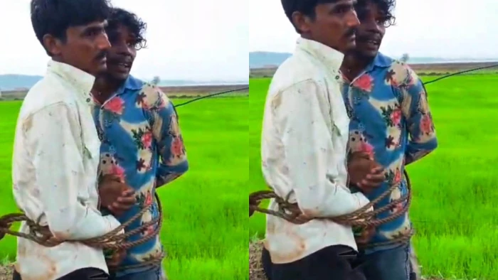 रायसेन में तालिबानी सजा, चोरी के शक में युवकों को खंभे से बांधकर दिए बिजली के झटके, वीडियो वायरल होने पर NHRC ने लिया संज्ञान