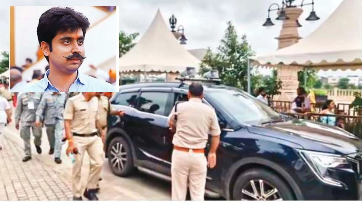 श्री महाकाल महालोक में घुसे देवास विधायक के बेटे की गाड़ियों पर 29,500 रुपये का चालान