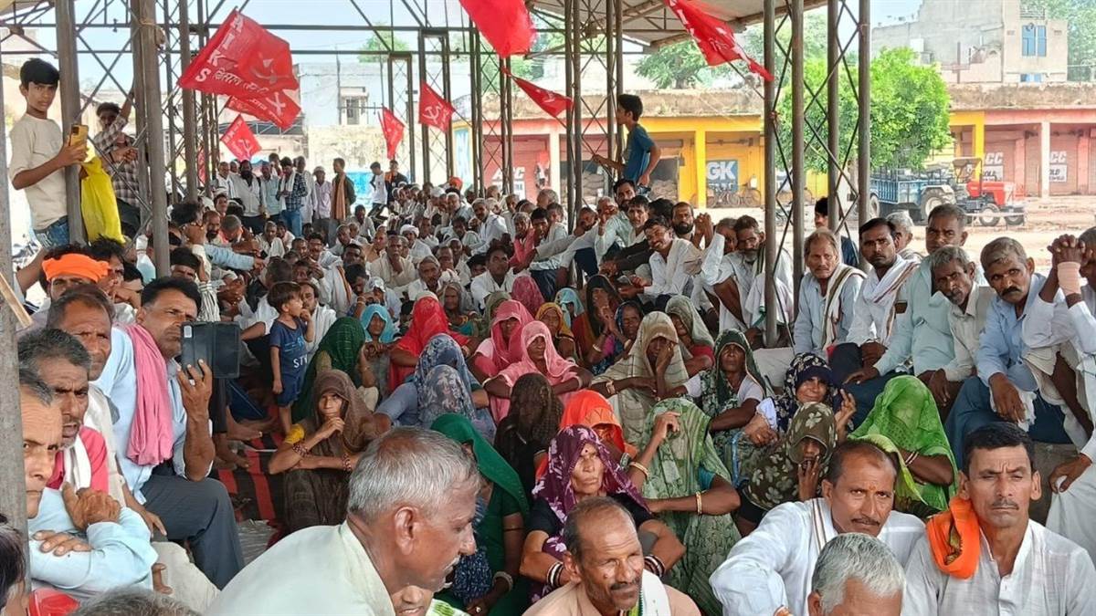 अटल प्रोग्रेस-वे का एलाइनमेंट बदलने की मांग, मुरैना में किसान सभा का प्रदर्शन, 600 लोगों ने दी गिरफ्तारी