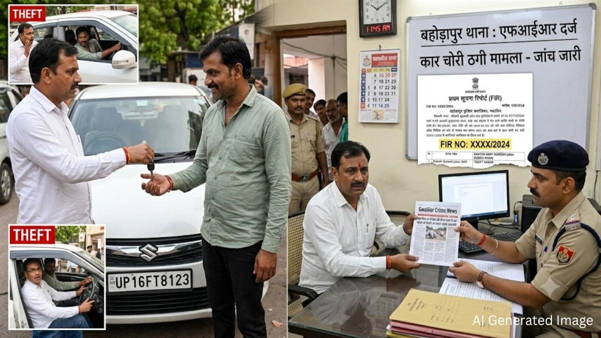 2.50 लाख में तय हुआ कार का सौदा, ट्रायल के बहाने लेकर भागा युवक; पैसे मांगने पर दी जान से मारने की धमकी