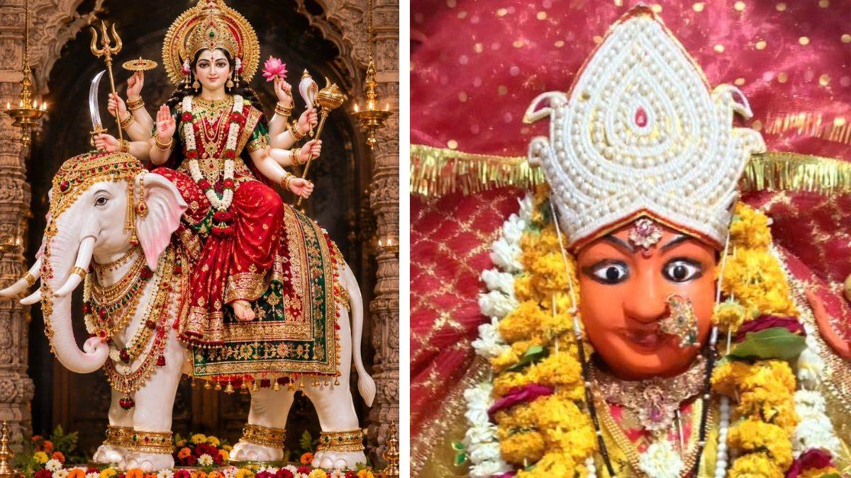 शारदीय नवरात्र... हाथी पर सवार होकर आईं मां दुर्गा, पूरे नौ दिन के रहेंगे नवरात्र, अष्टमी तिथि को लेकर विद्वानों में मतांतर