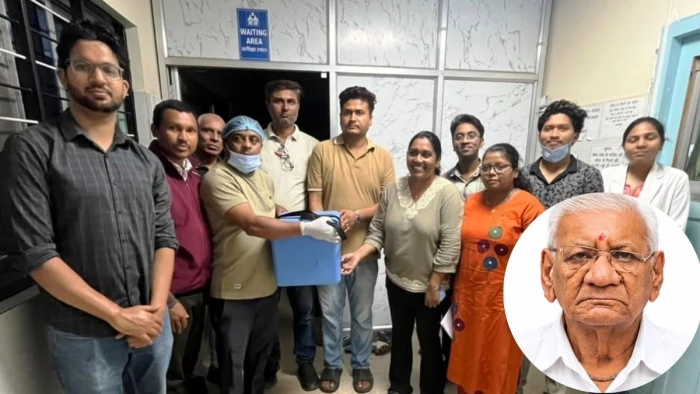 नेत्रदान कर दो जिंदगियों के अंधेरे में उजाले की उम्मीद छोड़ गए नानजी भाई, हर कोई कर रहा तारीफ