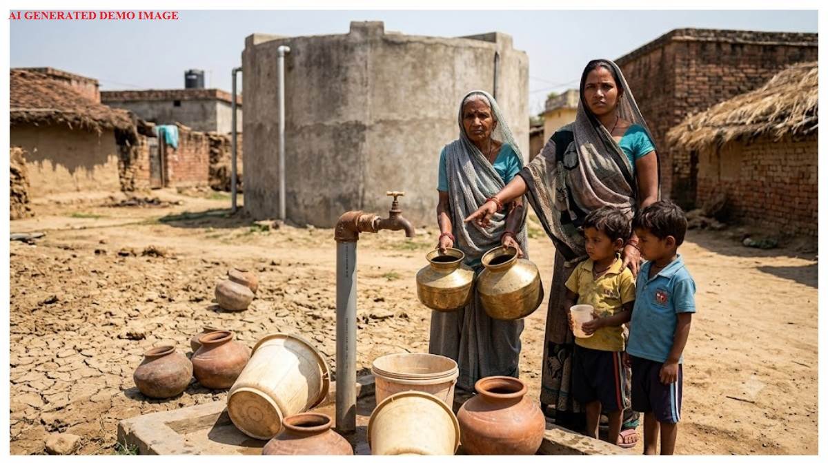 करोड़ों की नल-जल योजना बनी शोपीस, 2 साल बाद भी नलों में नहीं आया पानी