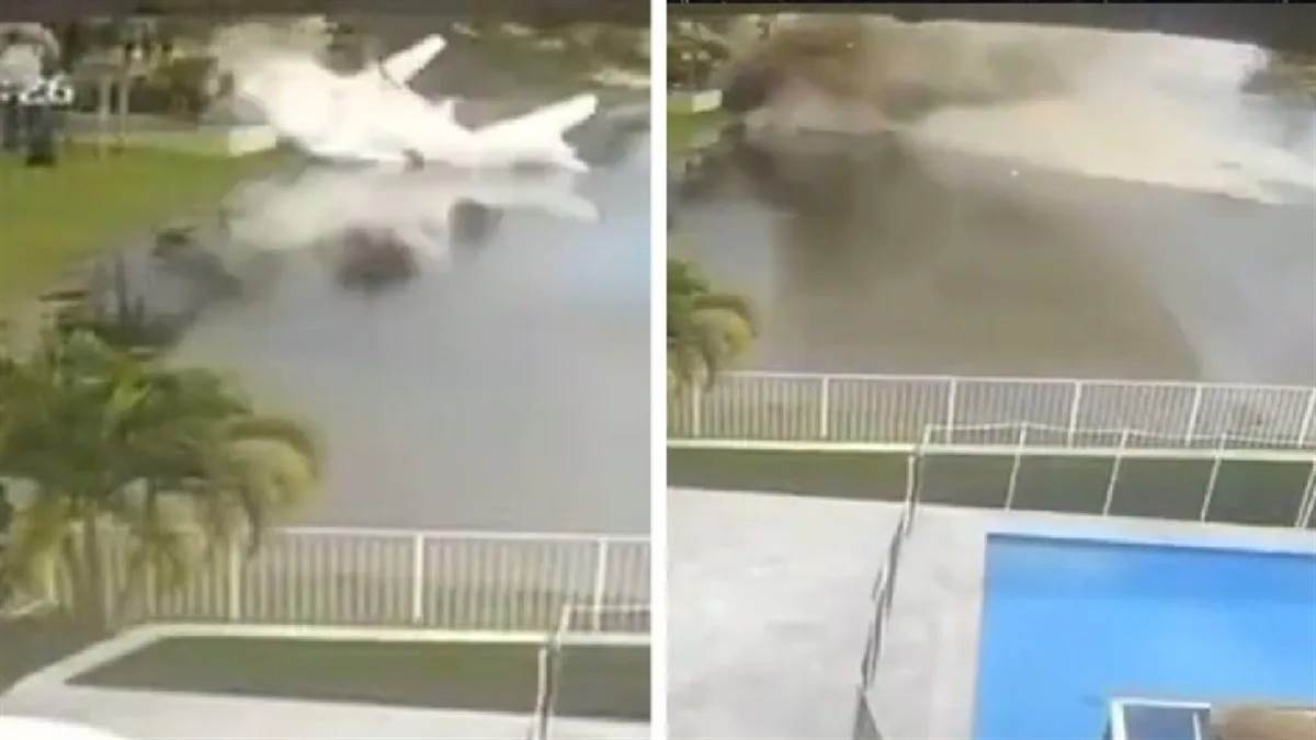 America Plane Crash: और एक प्लेन, पानी में गया 'छपाक', देखें हादसे का Viral Video