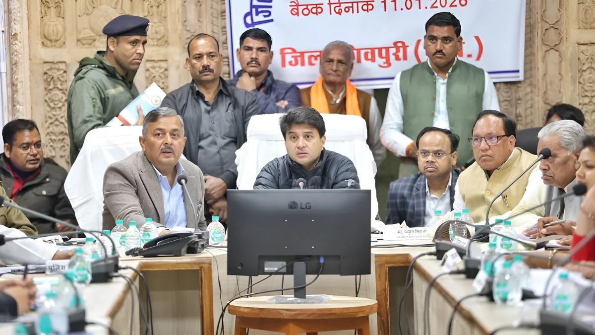 शिवपुरी में जब तक सीवर लाइन का फेज वन पूरा नहीं होगा, फेज टू शुरू नहीं होने दूंगा: ज्योतिरादित्य सिंधिया