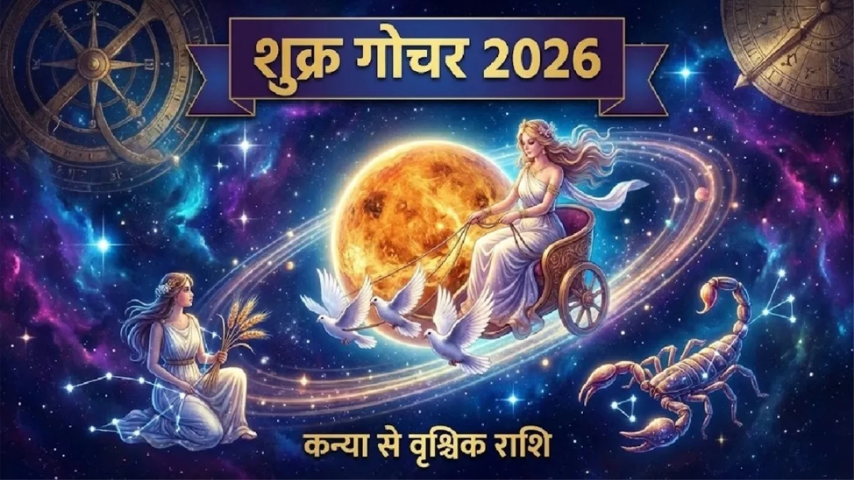 Shukra Gochar 2026: इन राशियों की बदलने वाली है किस्मत, सुख-समृद्धि और प्रेम में होगी बढ़ोतरी