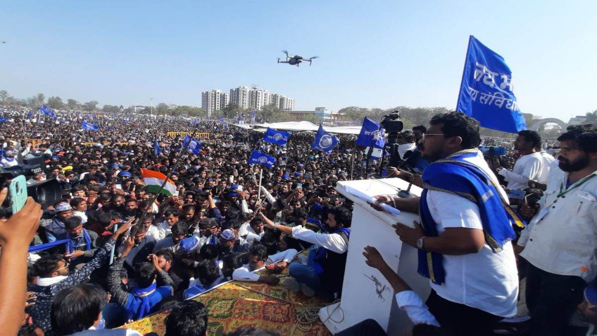 Bhim Army Rally: भेल दशहरा मैदान में भीम आर्मी के चंद्रशेखर ने भरी हुंकार, विधानसभा चुनाव लड़ने का ऐलान