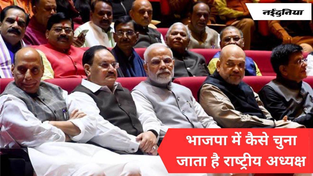 BJP National President Election Process: भाजपा में आज तक नहीं आई राष्ट्रीय अध्यक्ष चुनाव के लिए वोटिंग की नौबत, जानिए क्यों और क्या है प्रोसेस