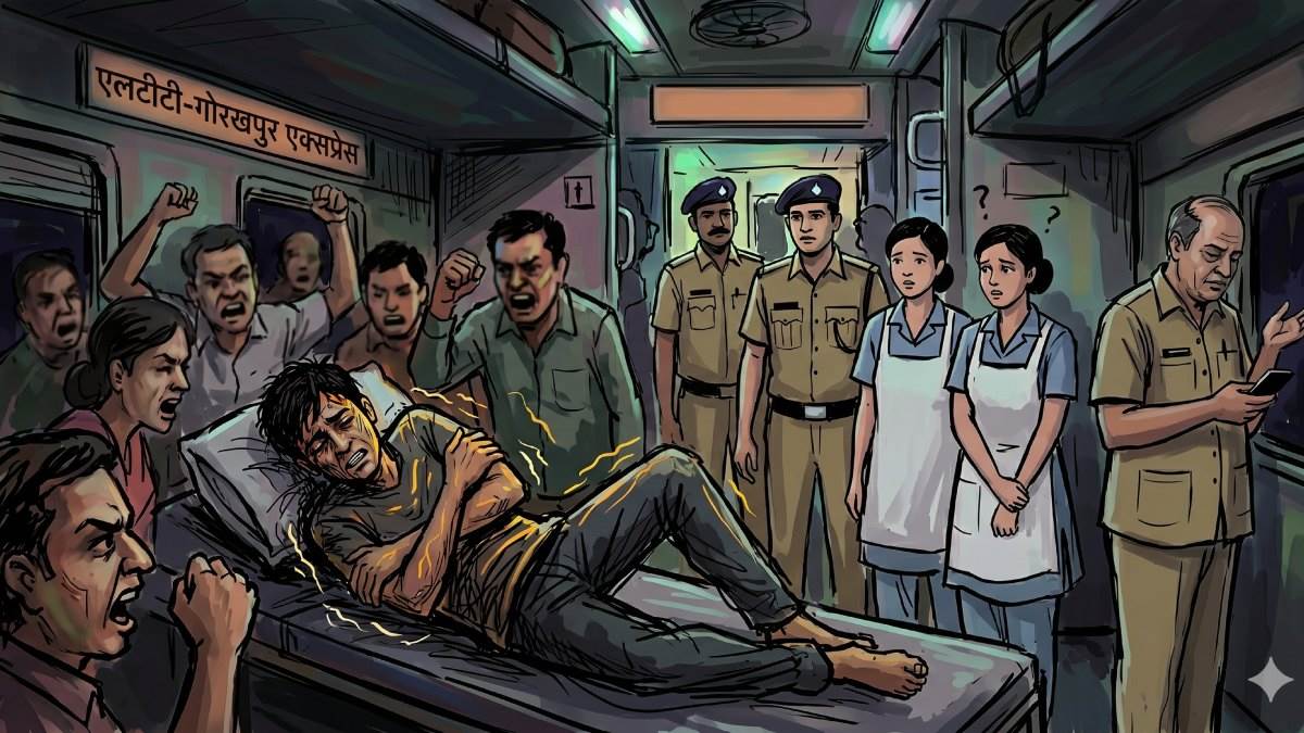 ट्रेन में तड़पता रहा युवक, रेलवे ने इलाज के लिए भेज दिए फर्स्ट ईयर के छात्र; समय पर इलाज न मिलने से थमी सांसें