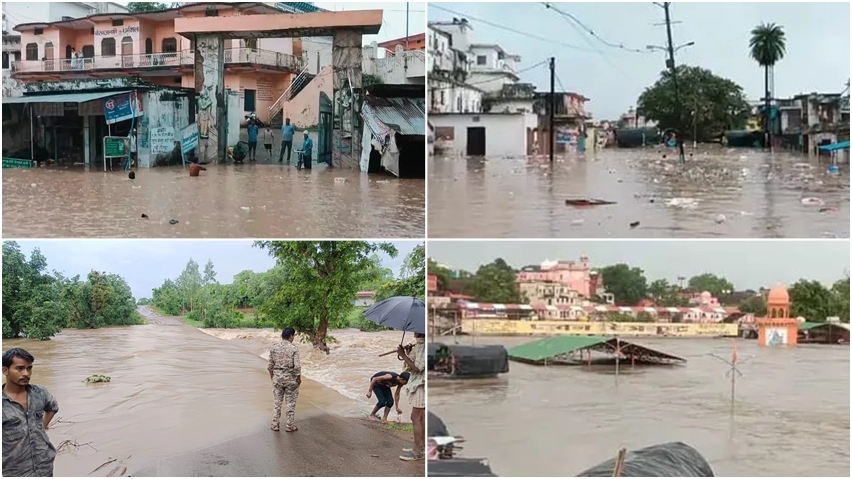 Heavy Rainfall in MP: सतना, चित्रकूट और मैहर में भारी बारिश का कहर, उफान पर आईं नदियां... कई क्षेत्रों में भरा पानी