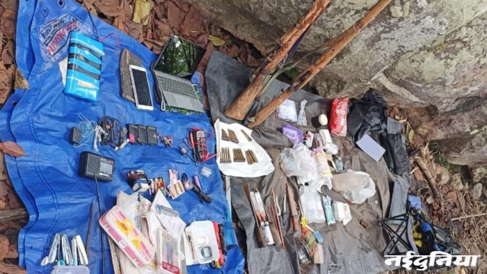 कांकेर-नारायणपुर बॉर्डर पर नक्सलियों का बड़ा डंप तबाह, सुरक्षा बलों ने बरामद की राइफलें और भारी मात्रा में सामग्री