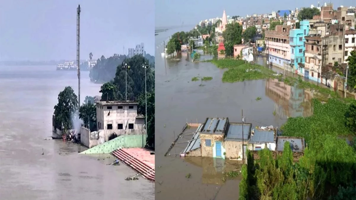 बिहार में गंगा का कहर: भागलपुर नवगछिया में तटबंध टूटा, दर्जनों घर नदी में समाए