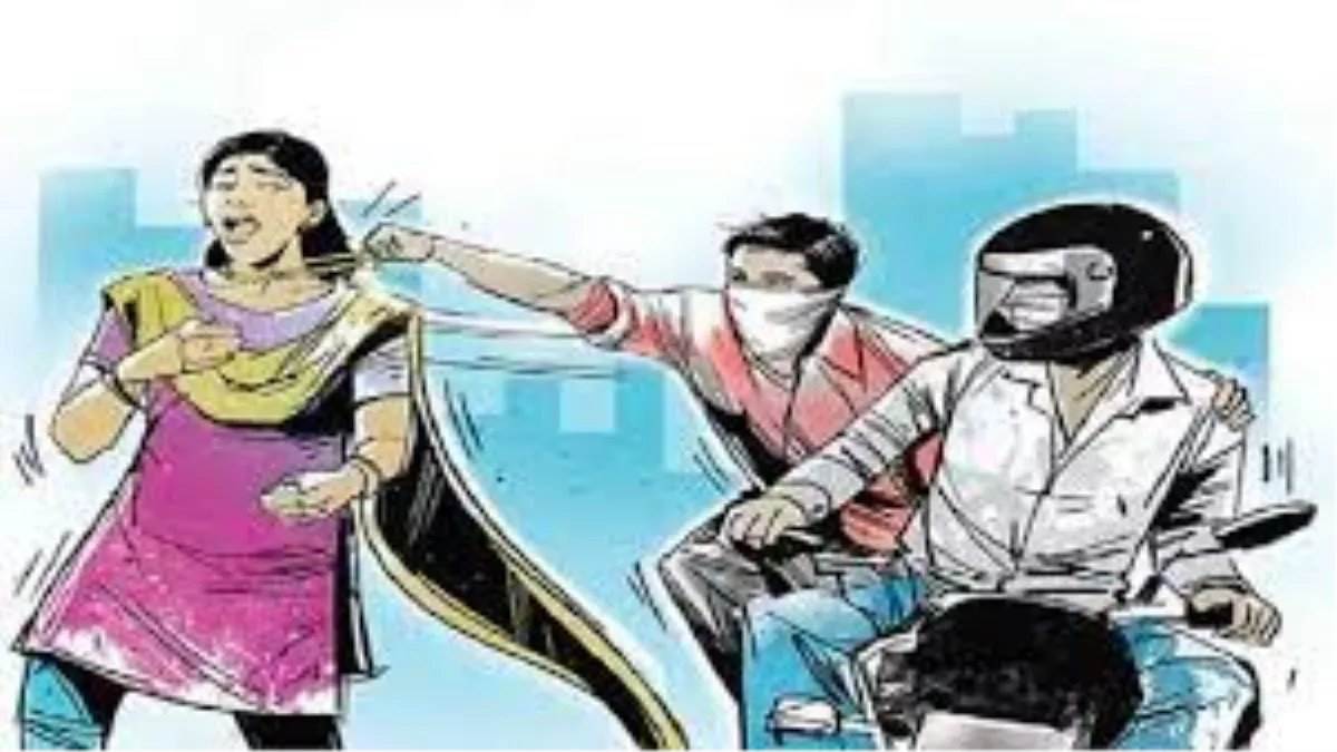 इंदौर में महिला से मारपीट कर सोने की चेन लूटने वाले युवक-युवती रंगेहाथ गिरफ्तार