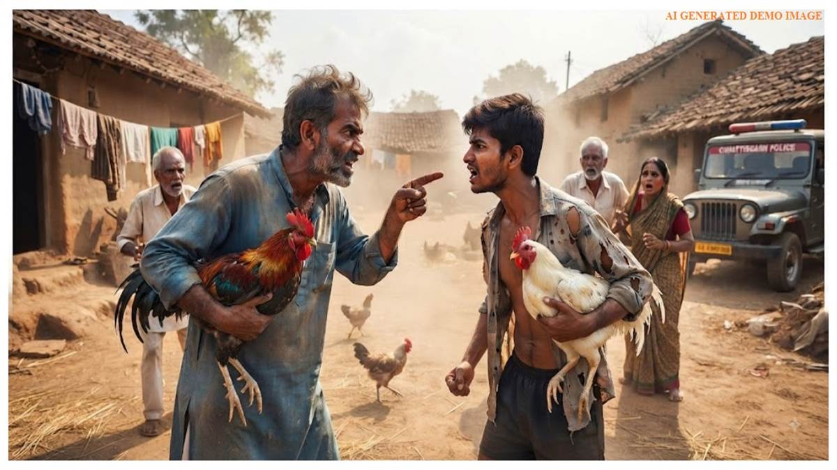 बिलासपुर में हरेली त्योहार पर मुर्गी को लेकर खूनी संघर्ष: बड़े भाई ने छोटे भाई पर चाकू से किया जानलेवा हमला