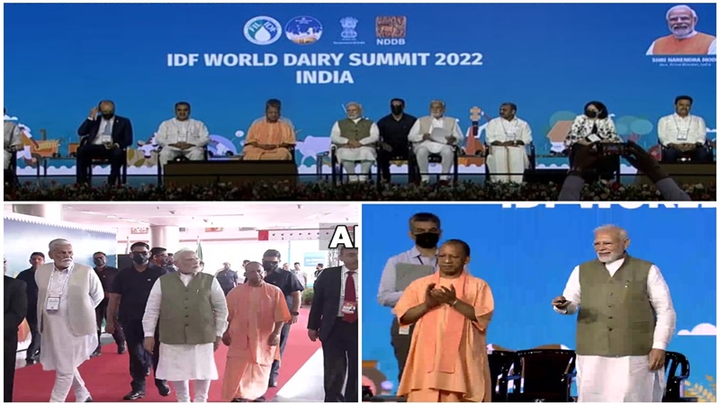 पीएम मोदी ने किया विश्व डेयरी सम्मेलन का उद्घाटन कहा - महिलाएं है डेयरी  उद्योग की असली लीडर - IDF World Dairy Summit 2022 PM Modi will inaugurate  International Dairy Federation World