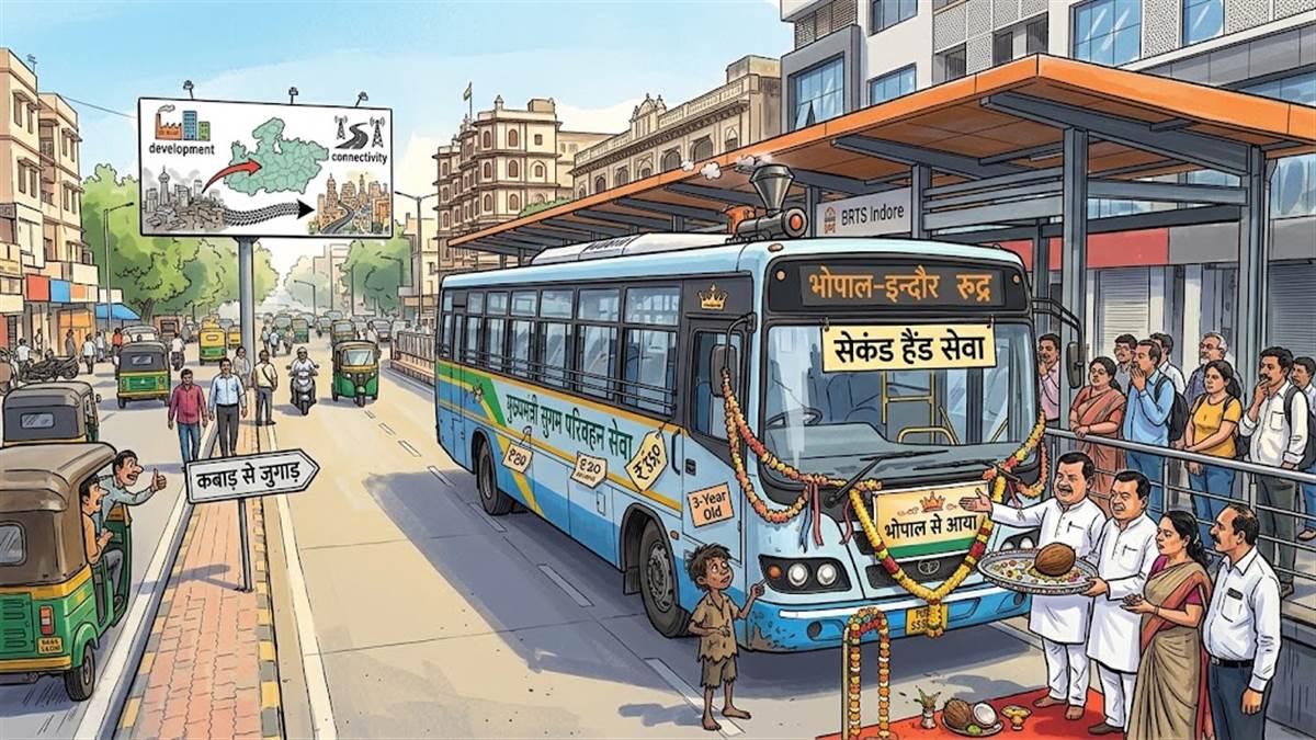 इंदौर की सड़कों पर दौड़ेंगी भोपाल में चल चुकी बसें, तीन साल पुरानी सेकंड हैंड बसों के साथ शुरू होगी ‘मुख्यमंत्री सुगम परिवहन सेवा‘