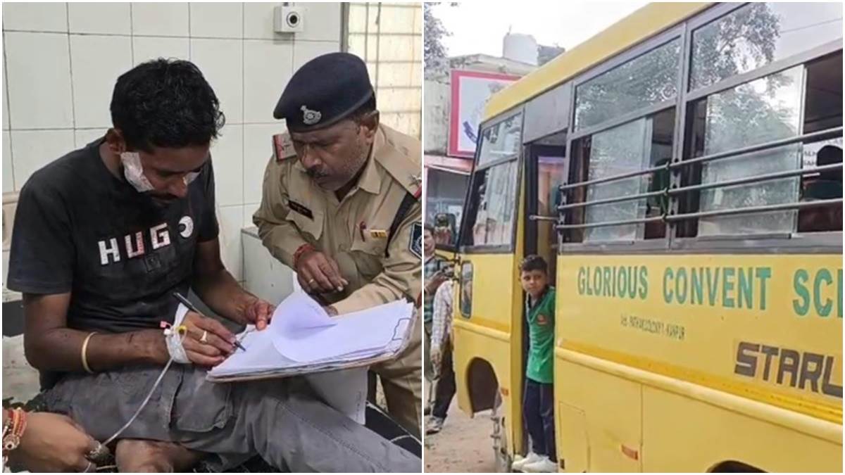 मध्य प्रदेश के डबरा में स्‍कूल बस ड्राइवर पर फायरिंग, घटना के वक्त 50 बच्चे थे सवार